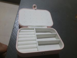 Pink Travel Jewelry Box