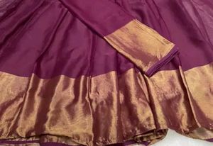 Elegant Maroon Saree