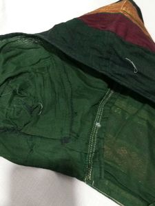 Green Readymade Saree Blouse