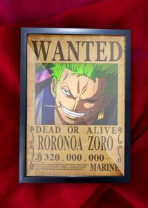 RORONOA ZORO Dead or Alive Frame 1Pcs Anime