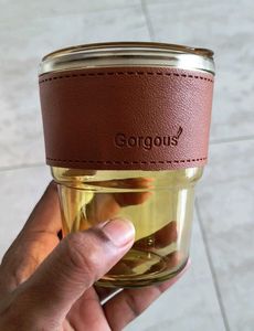 Combo 3 Premium Glass Tumbler - Brown, White, Blac