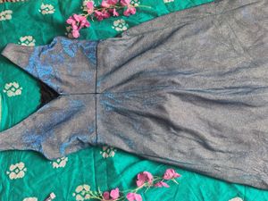Sparkly Blue Maxi Dress