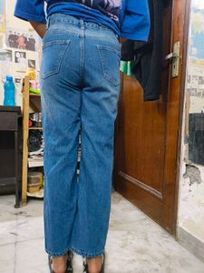 Ripped Wide Leg Jeans