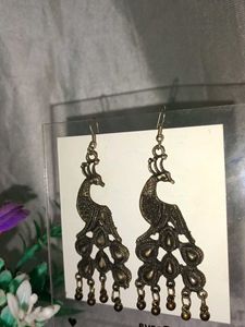 Peacock Dangle Earrings