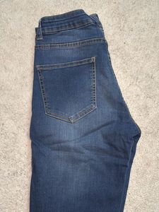 Westside Detailed Navy Blue Jeans