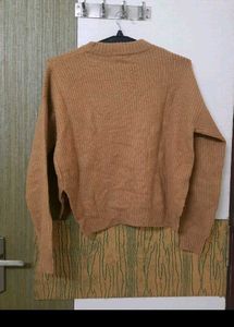 Cozy Brown Knit Sweater