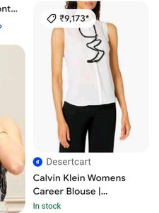 Orginal Calvin Klein Ruffle Blouse