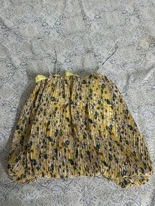 Yellow Printed Top