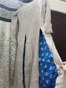 Party Wear Two Piece Gown And Pant