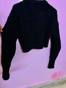 Woolen Crop Top