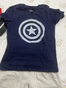 Short With 4 Tshirt