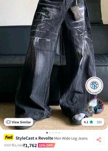 StyleCast x Revolte Wide Leg Jeans