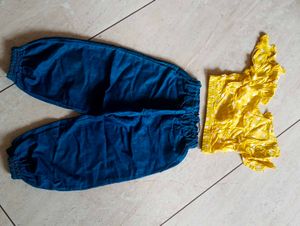 Stylish Blue Harem Pants