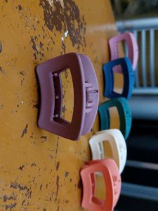 Assorted Hair Claw Clips - Set of 6