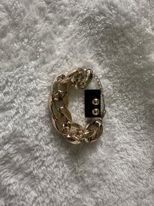 Golden Bracelet With Studs