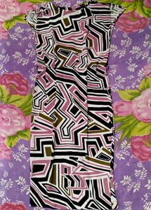Geometric Print Bodycon Dress