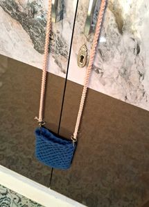 Hand Made Crocheted Cross Body Phone Purse