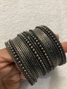 Black Metal Bangle
