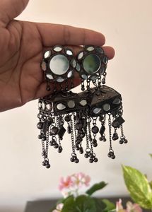 Oxidised Jhumka
