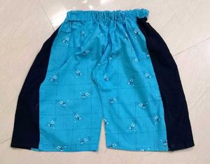 Blue Pajama Set with Bow