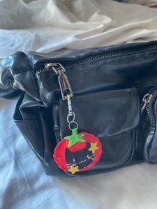 Cute handmade felt keychain 🍎💗😘