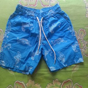 Tiger Print Swim Shorts