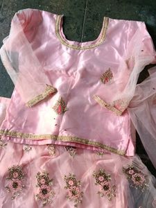 Elegant Pink Lehenga Choli Set