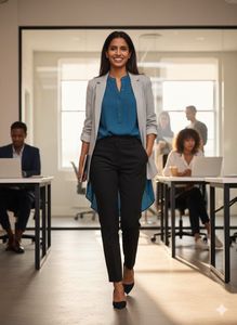 💙 Flowy Teal Dream! 🌊 H&amp;M Viscose Tunic