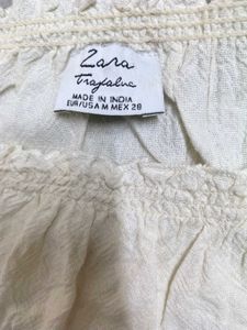 Zara Embroidered Mini Dress