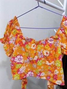 Floral Crop Top