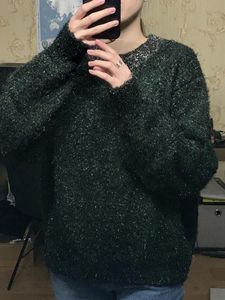 H&amp;M glitter Green Knitted Sweater