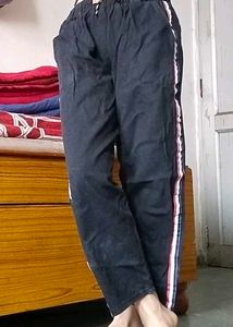 Black Stripped Trousers