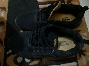 Sparx Black Shoes
