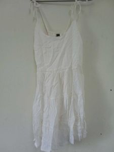 White Sundress with Tie Straps