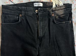 Zara Highwaist Straight Jeans