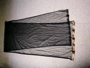 Black Net Dupatta