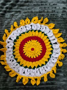 Crochet Sunflower Doily