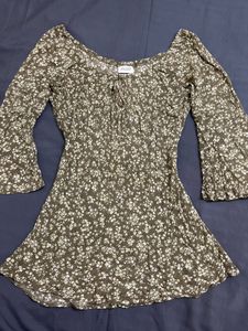 Floral Print Mini Dress