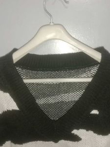 V-neck Sleeveless Sweater Vest