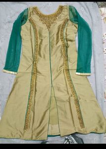 Teal Green Skirt Dress