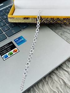 pure 925 silver Bracelet (wt:4.500gm)