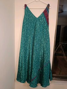 A-line Boho Silk Vacay Dress (from Turkey)
