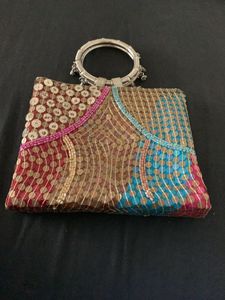 Sequin Beaded Evening Bag