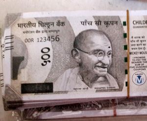 Fake Money 500rs