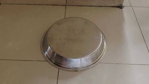 Stainless Steel Thaal Size - 12.5&#34; x 2.5&#34;