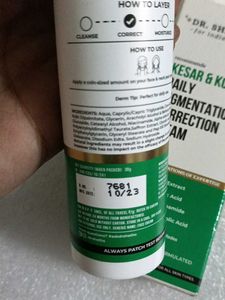 Dr. Sheth&#39;s Kesar &amp; Kojic Pigmentation Cream