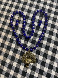 Peacock Pendant Necklace &amp; Earring Set