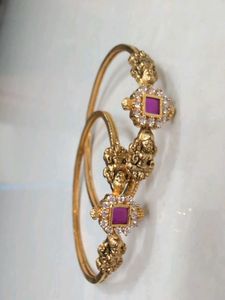 One Gram Gold nakshi Bangles Pair