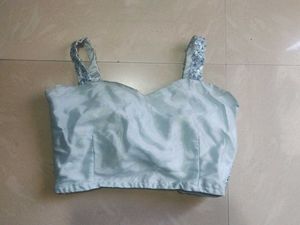 Light Blue Sequin Lehenga Set | Party Wear