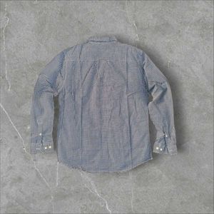 Checkered Blue Long Sleeve Shirt